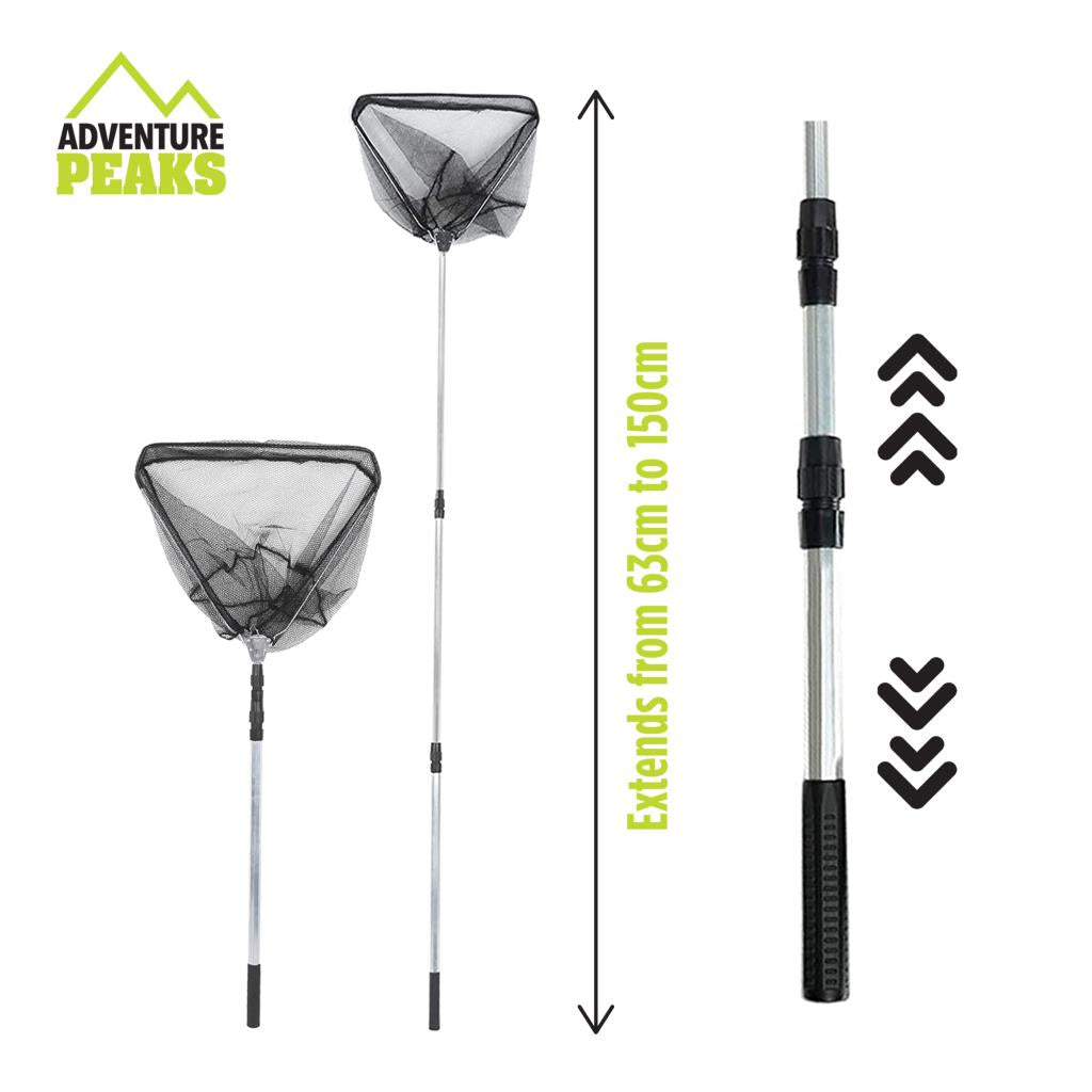 Telescopic Fishing Landing Net for Sea Coarse Game Fishing 63-150cm Aluminium Telescopic Fishing Landing Net for Sea Coarse Game Fishing 63-150cm Aluminium